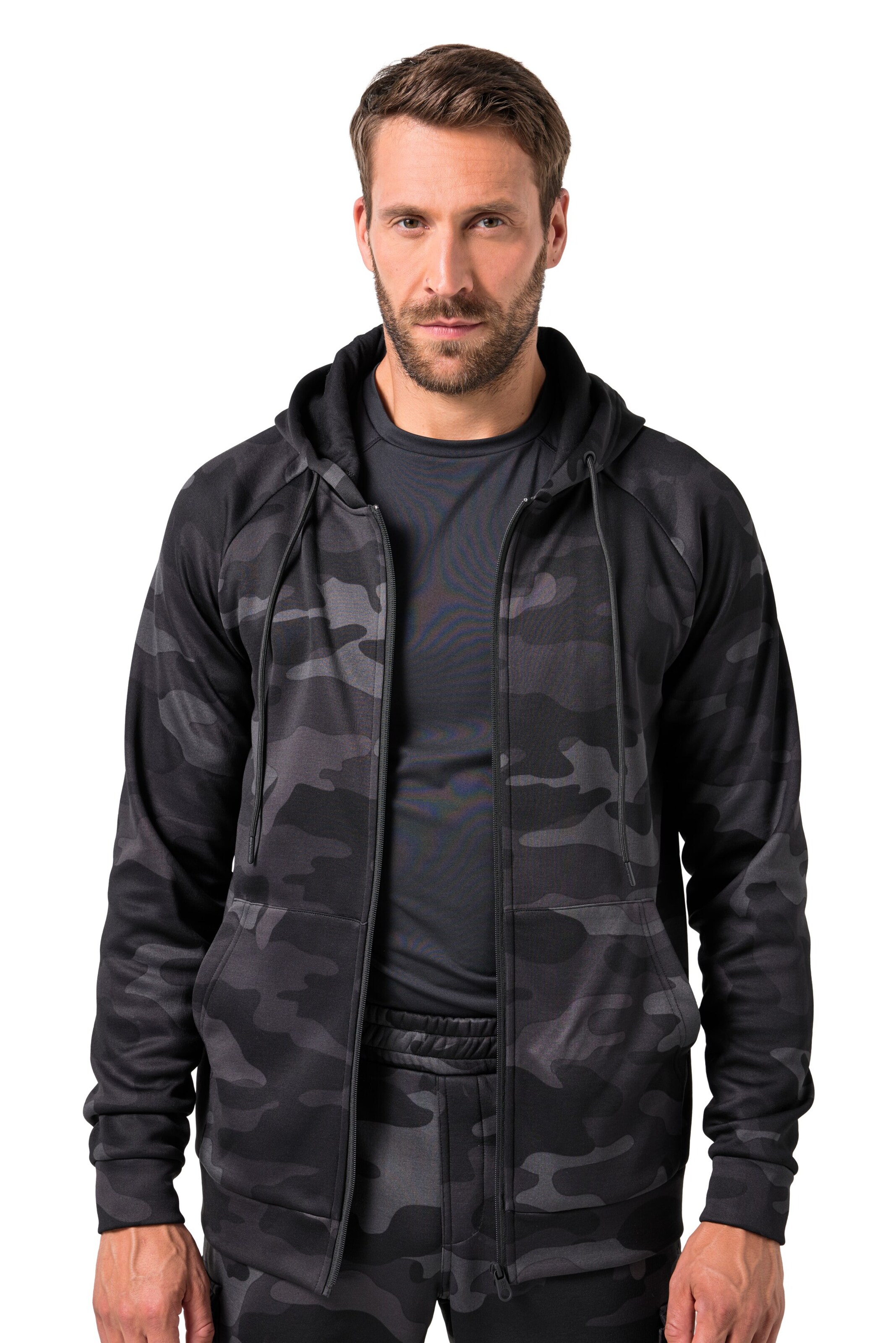 JAY-PI Sweatjacke in Mischfarben: Vorderseite