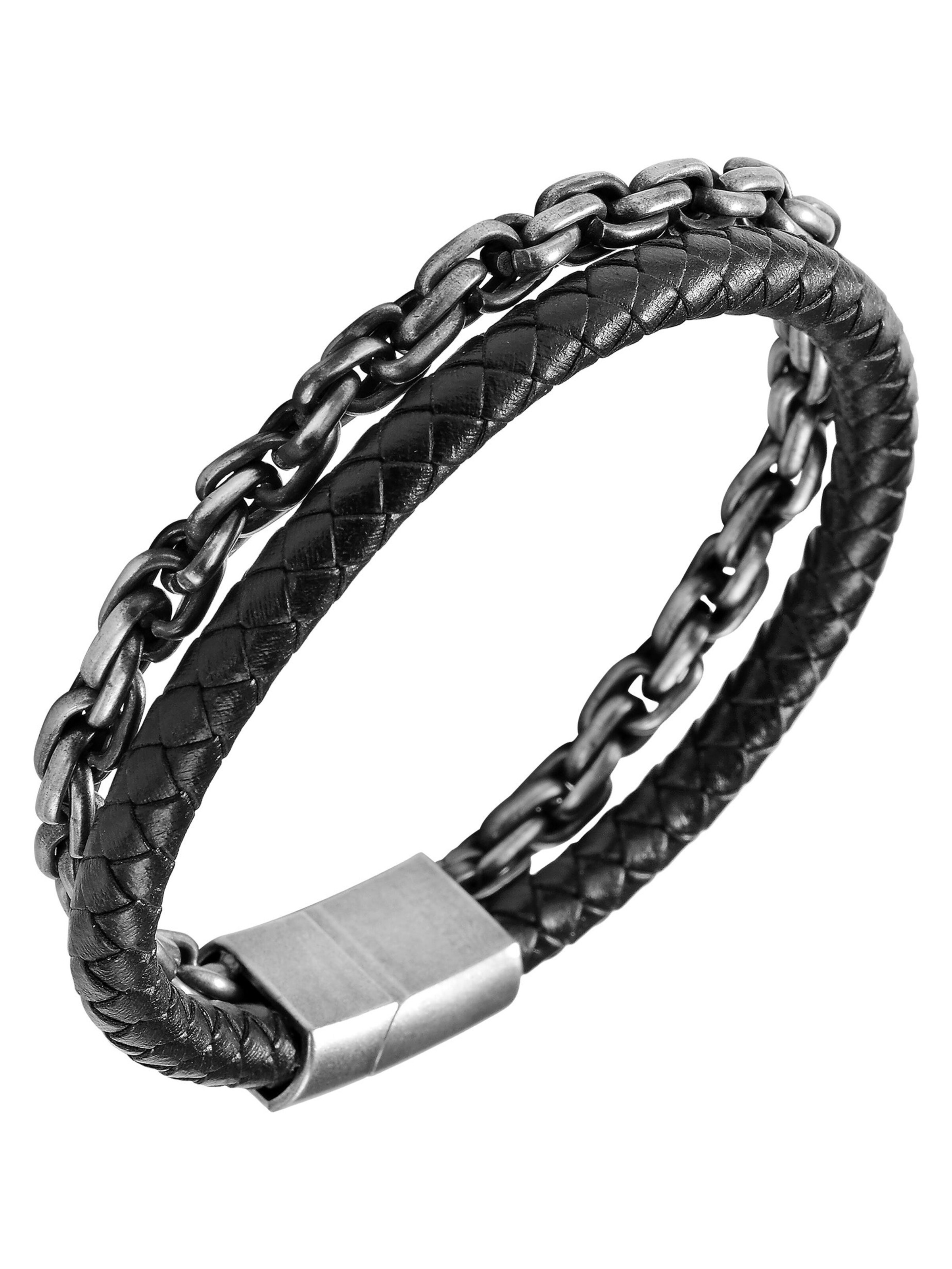 Akzent Bracelet 'Jirko, langlebig' in Black: front