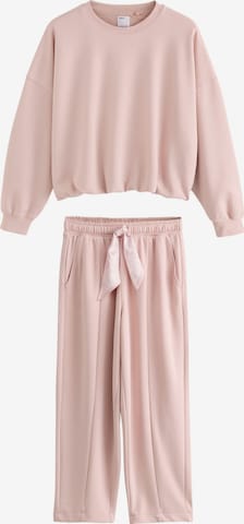 Tuta da jogging di Next in rosa: frontale