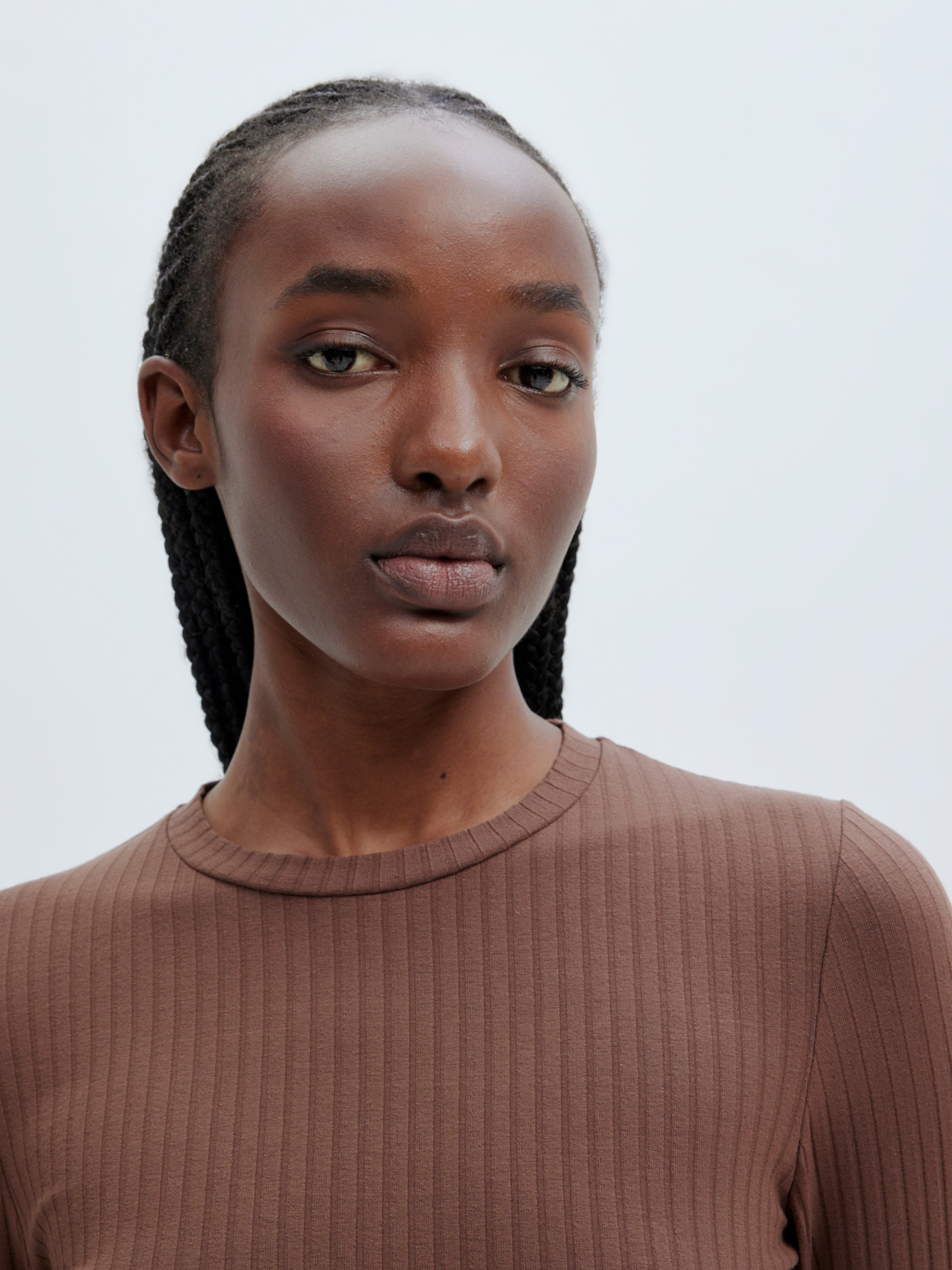 EDITED Productos Camiseta 'Ginger' marrón