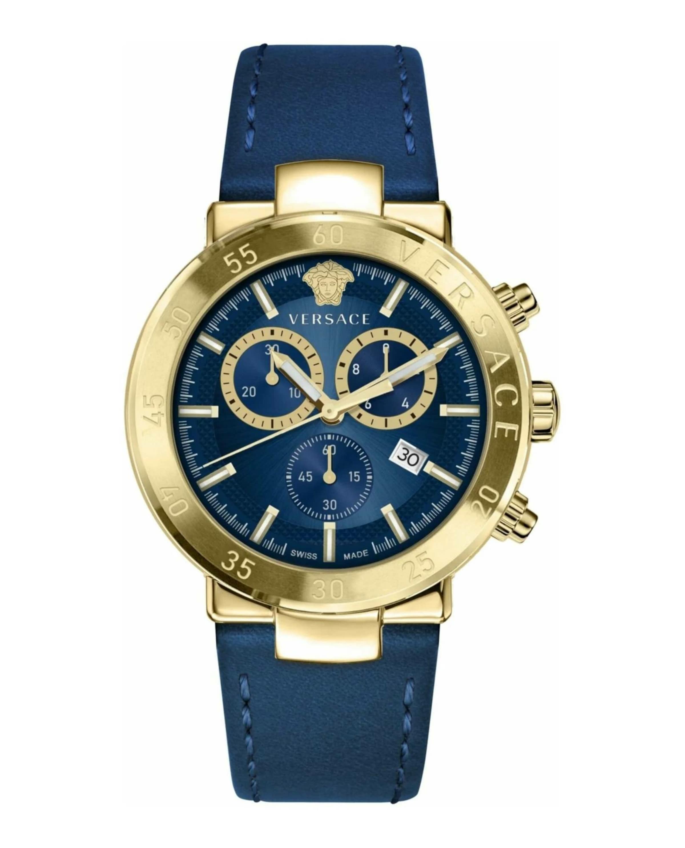 VERSACE Uhr in Gold: Vorderseite