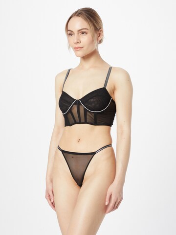 Nasty Gal - Conjuntos de lingerie em preto: frente