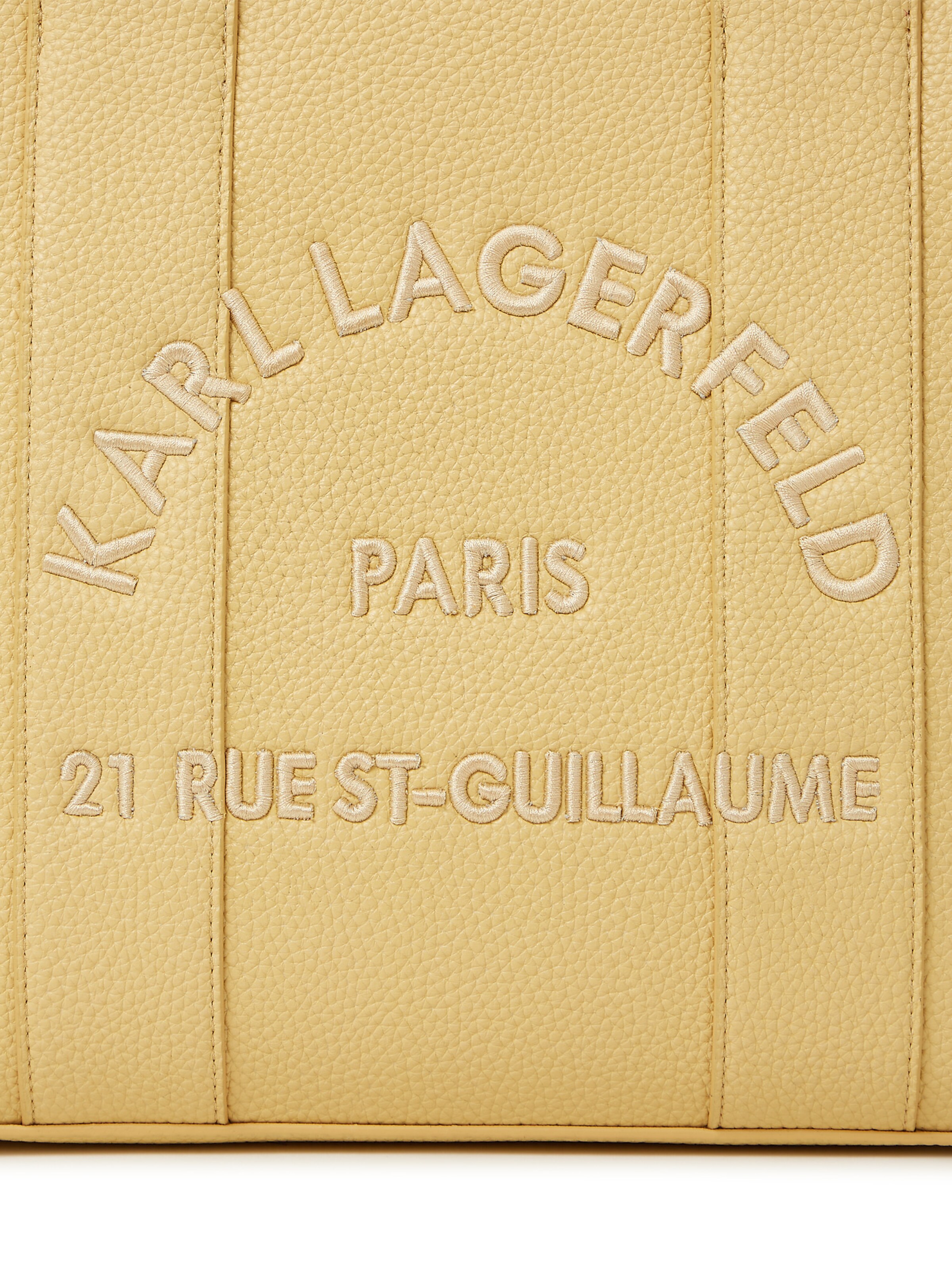Karl Lagerfeld Sakiewka ' Rue St-Guillaume Mittelgroße Tote Bag ' w kolorze żółty