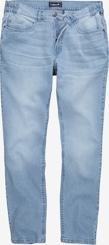 Men Plus Jeanshose in Blau: Vorderseite