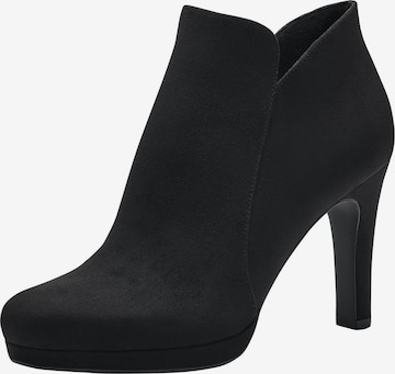 Bottines TAMARIS en noir : devant