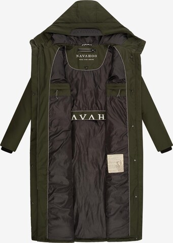 NAVAHOO Winter Coat 'Wolkenfrost XIV' in Green