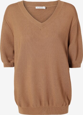 TATUUM Sweater 'FOKIA' in Beige: front