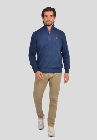 U.S. POLO ASSN. Trui in Blauw