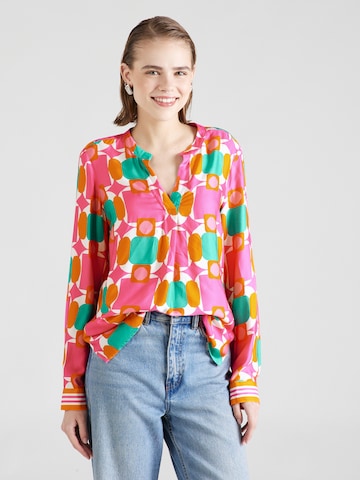 Emily Van Den Bergh Blouse in Roze: voorkant