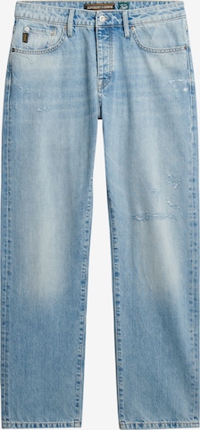 Superdry Regular Jeans in Blauw: voorkant