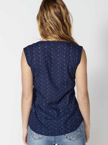 KOROSHI Bluza | modra barva