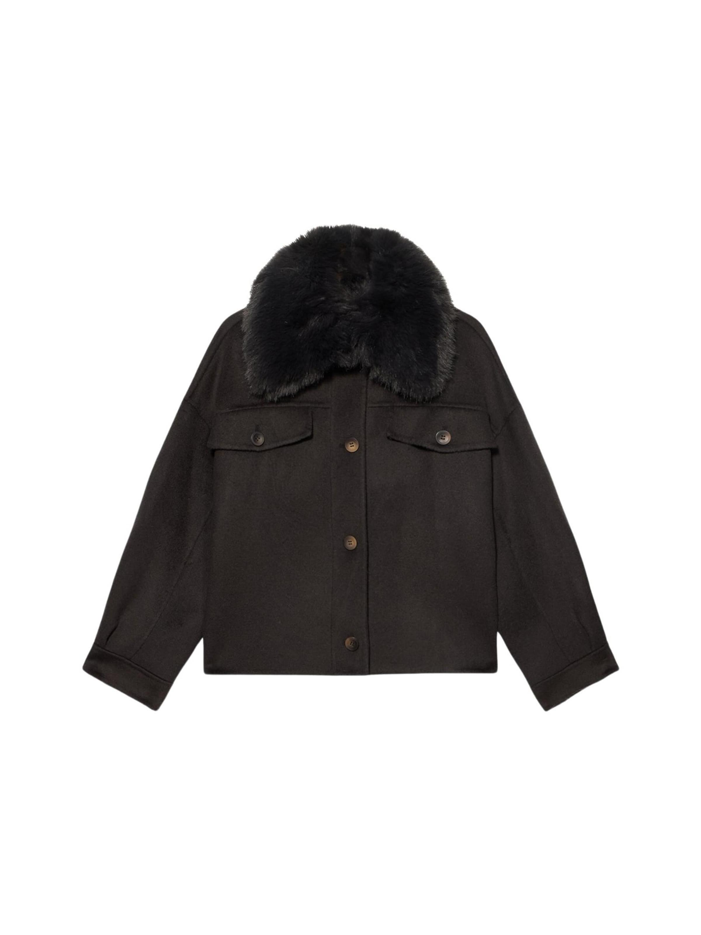 oltre Wintermantel in Bruin: voorkant