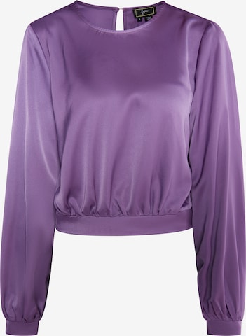 faina - Blusa em roxo: frente