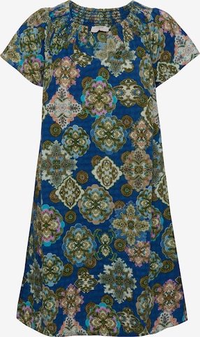 Cream Dress 'Jolly' in Blue: front