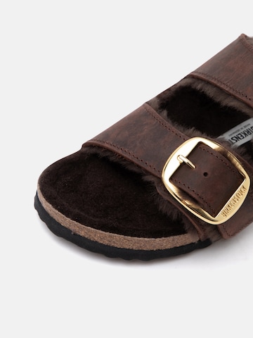 BIRKENSTOCK Pantolette 'Arizona' i brun