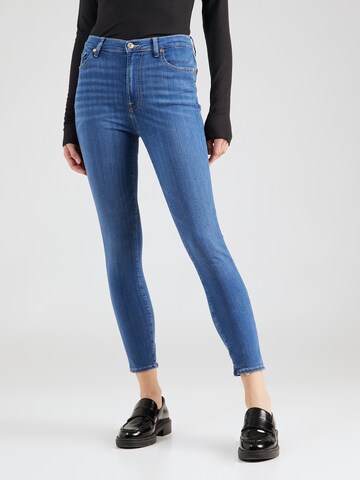 7 for all mankind Skinny Jeans i blå: framsida