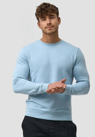 INDICODE JEANS Pullover ' Holt ' in Blau: predná strana