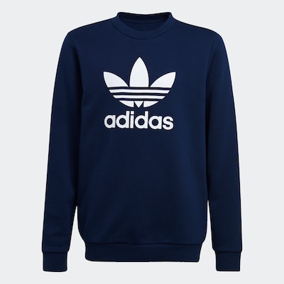 ADIDAS ORIGINALS Sweatshirt 'Trefoil' in Navy / White, Item view