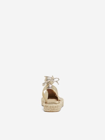 ONLY Espadrilles 'EMMA-1' in Gold