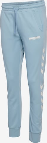 Effilé Pantalon de sport 'Legacy' Hummel en bleu