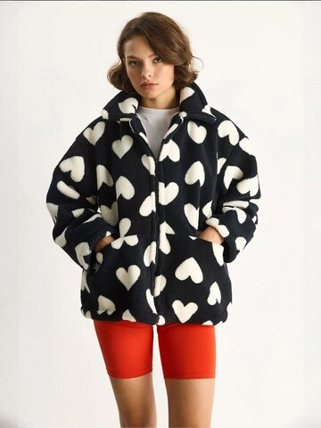 Giacca di mezza stagione di Bianco Lucci in blu: frontale