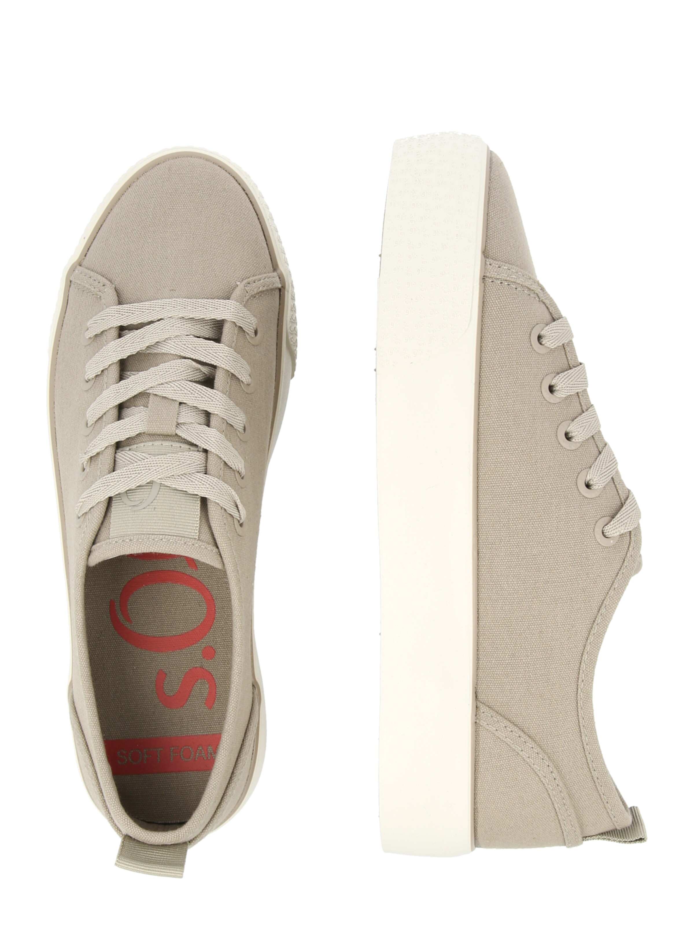 s.Oliver Sneaker low i beige