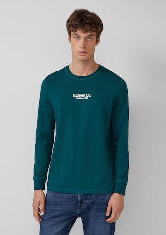 s.Oliver Shirt in Blauw: voorkant
