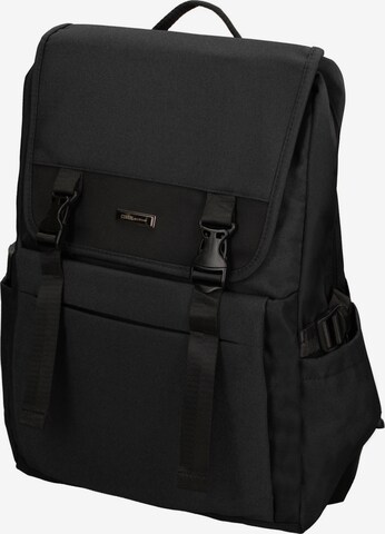 Zaino 'Zaino Coveri unisex poliestere - Chiusura zip e fibbie' di Coveri Collection in nero: frontale