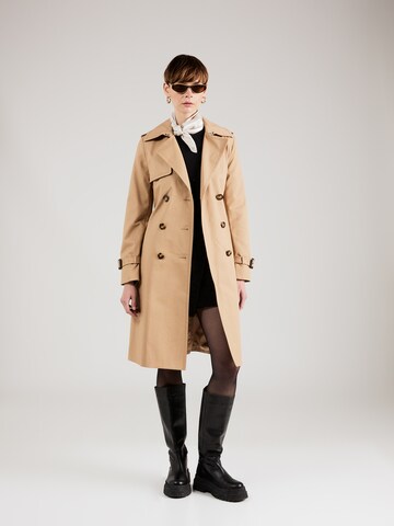 IKKS Between-seasons coat in Beige: front