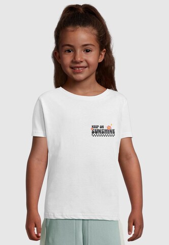 Merchcode Shirt 'Keep On Sunshine' in Wit