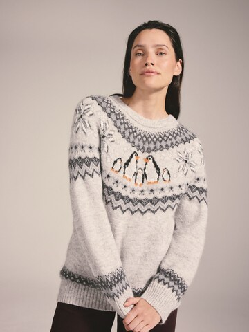 Next Sweater in Grey: front
