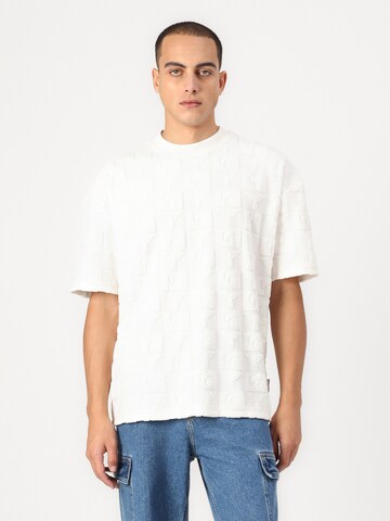 T-Shirt 'Ebnicher' Carlo Colucci en blanc : devant