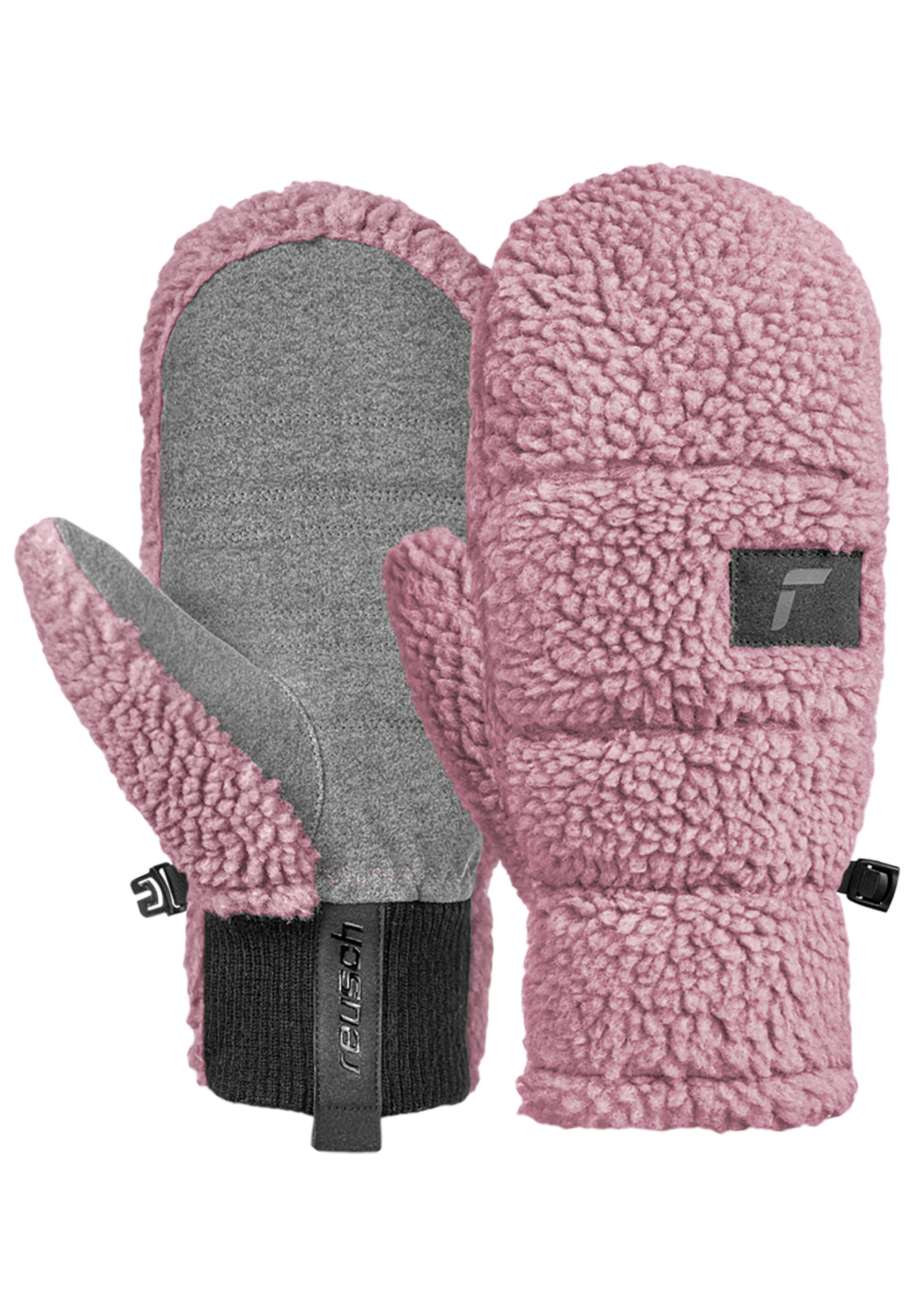 REUSCH Mittens 'Bob' in Pink: front