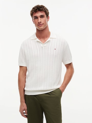 Pull-over TOMMY HILFIGER en blanc : devant