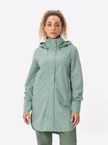 VAUDE Outdoormantel 'Mineo' in Grün: Vorderseite
