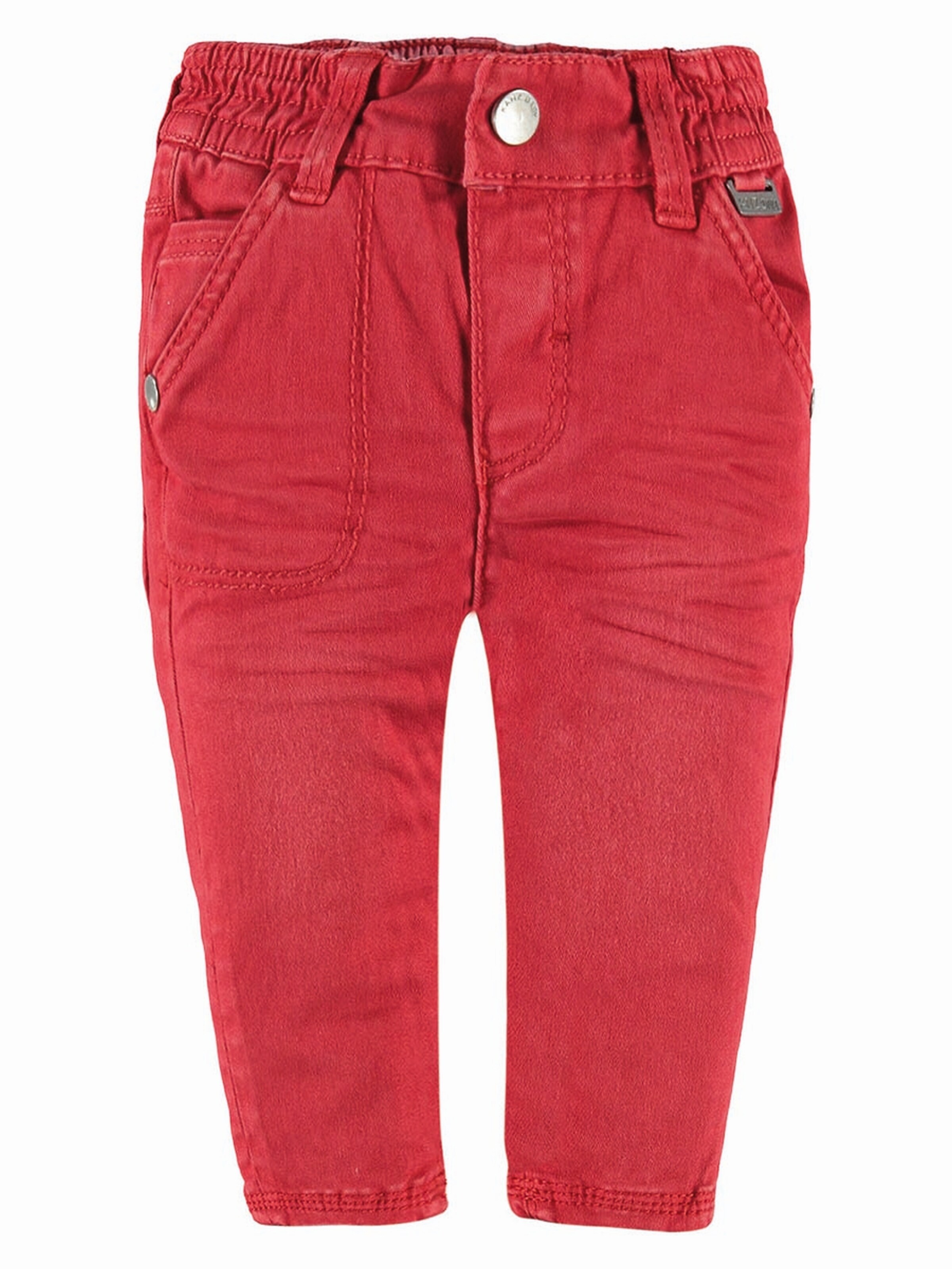 KANZ Regular Pants in Red: front