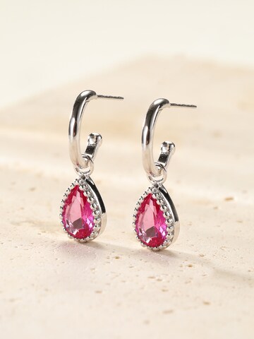 Hey Happiness Oorbellen 'July Birthstone' in Zilver