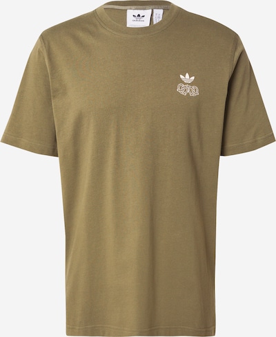 ADIDAS ORIGINALS Majica u maslinasta / bijela, Pregled proizvoda