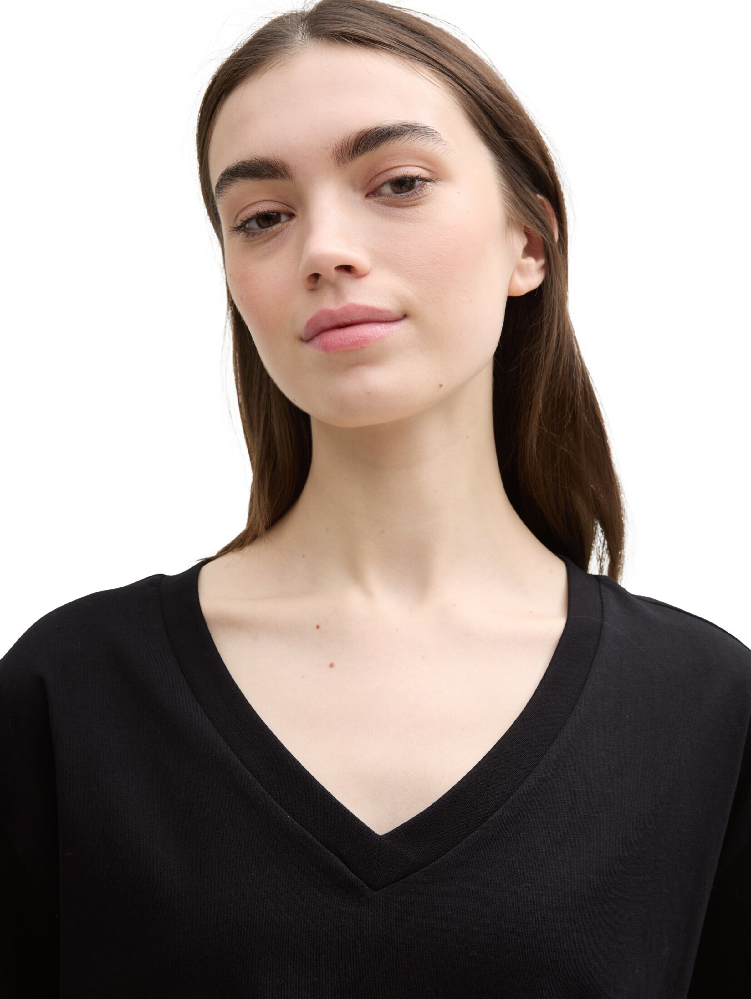 TOM TAILOR DENIM Shirt in Black