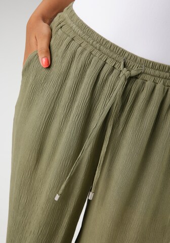 Aniston CASUAL Wide Leg Hose in Grün