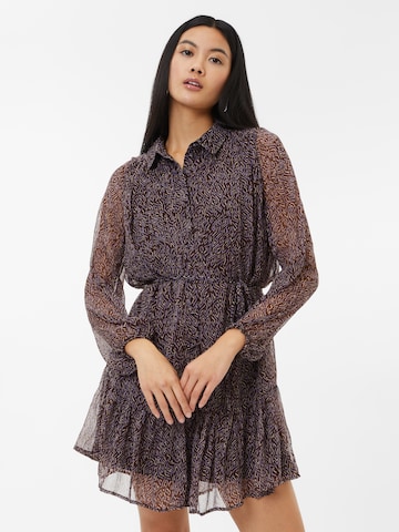 VERO MODA Shirt Dress 'Kaya' in Brown: front