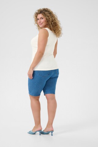 Haut 'KCCarina' KAFFE CURVE en blanc