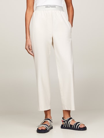 TOMMY HILFIGER Loose fit Pants in White: front