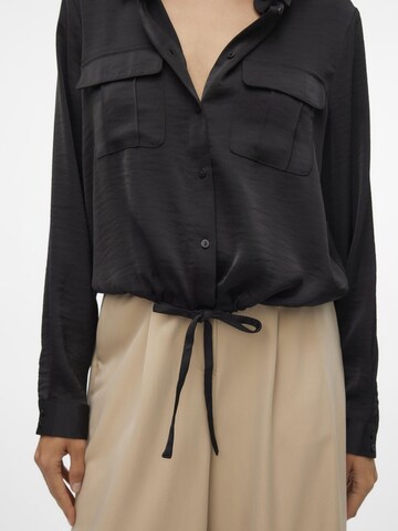 VERO MODA Bluse i sort