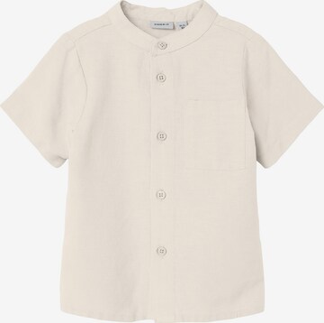 Coupe regular Chemise 'FAHER' NAME IT en beige : devant