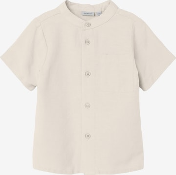 NAME IT Regular Fit Skjorte 'FAHER' i beige: forside