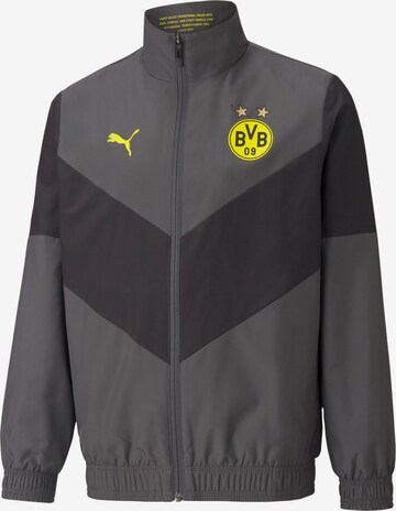 Veste de sport 'Borussia' PUMA en gris : devant