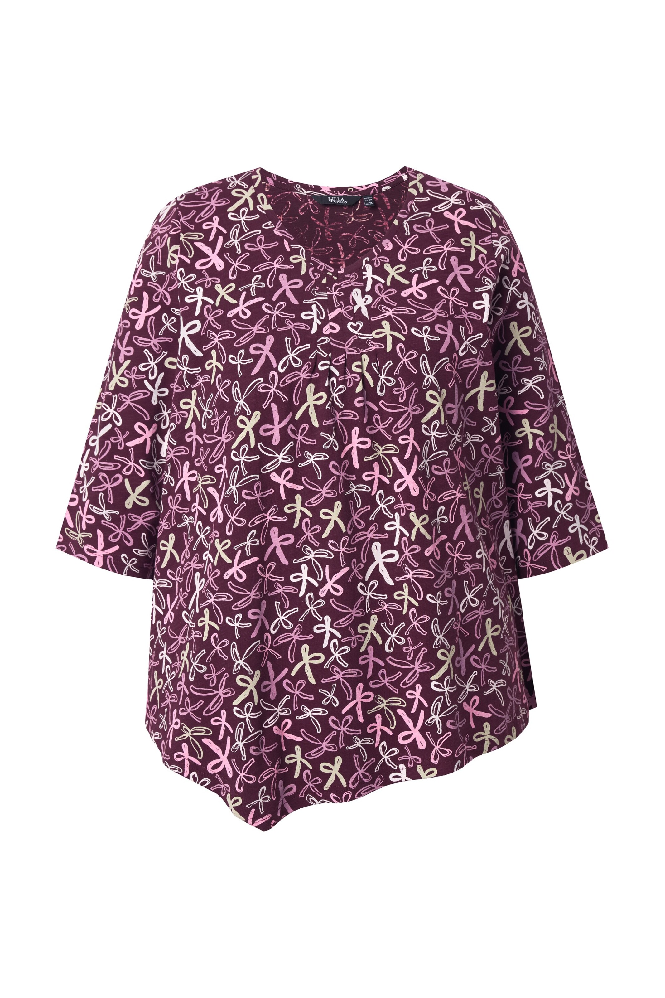 Ulla Popken Shirt in Lila: voorkant