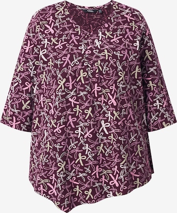 Ulla Popken Shirt in Lila: Vorderseite