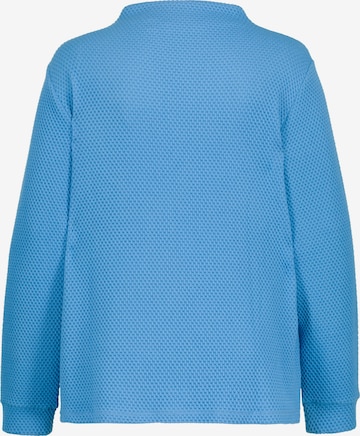 Sweat-shirt Ulla Popken en bleu